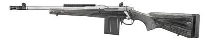 Gunsite Scout Rifle 5.56mm NATO/.223 Remington 16.1 Inch Barrel Matte Stainless Steel Finish Flash Suppressor Picatinny Rail Adjustable Ghost Ring Rear Sight Black Laminate Stock 10 Rounds Left Hand