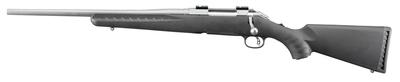 American Rifle All Weather Compact .243 Winchester 18 Inch Barrel Matte Stainless Finish Black Composite Stock 4 Round Left Hand