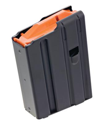 Model SR-556/AR-556 Blue Steel Magazine 5.56 NATO/.223 Remington Orange Follower 10 Round