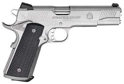 Model 1911 TRP .45 ACP 5 Inch Stainless Steel Barrel Tritium Sights Stainless Steel Frame/Slide Satin Finish G10 Grips 7 Round