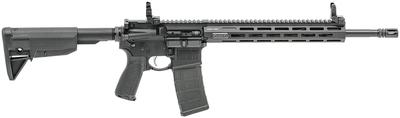 Saint AR-15 5.56mm NATO 16 Inch Chrome-Moly Barrel Melonite Finish Flip Up Rear Sights M-Lok SA Free-Floating Handguard Bravo Pistol Grip Bravo 6-Position Stock PMAG 10 Round