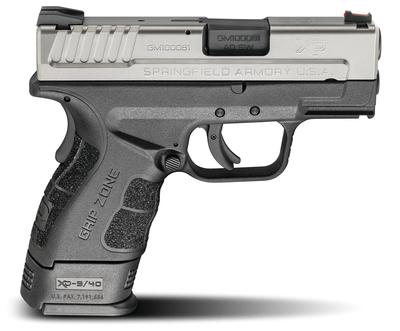 XD Mod.2 Sub-Compact .40 Smith & Wesson 3 Inch Barrel Bi-Tone One 9 Round and One 12 Round with X-Tension