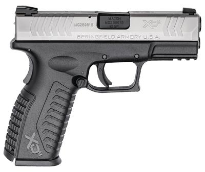 XDM, Double Action Only, 40 S&W, 3.8" Barrel, Full Size, Polymer Frame, Bi-Tone Finish, Fixed Sights,16Rd, 2 Magazines XDM9384SHCE