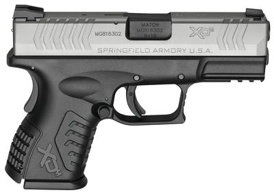XDM 3.8 Compact 9mm 3.8 Inch Hammer Forged Steel Barrel Melonite Finish Polymer Frame Bi-Tone One 13 Round and One 19 Round Magazines