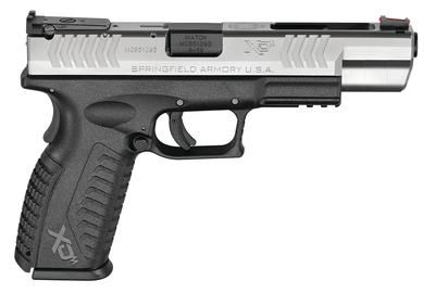 XDM-5.25 Competition Series 9mm 5.25 Inch Barrel Fiber Optic Front Sight Fully Adjustable Target Rear Sight Bi-Tone 19 Round