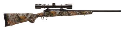 Axis XP .25-06 Remington 22 Inch Barrel Matte Black Finish Synthetic Stock Realtree Hardwoods Camouflage Finish 4 Rounds Includes 3-9x40mm Riflescope Mounted