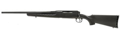Axis .25-06 Remington 22 Inch Barrel Matte Black Finish Detachable Box Magazine Black Synthetic Stock 4 Rounds Left Handed