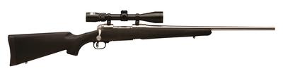 Model 116 Trophy Hunter XP Package .25-06 Remington 22 Inch Stainless Steel Barrel Black Synthetic Stock 4 Round Includes Nikon 3-9x40mm Riflescope Mounted
