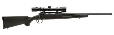 Axis XP Youth Package .223 Remington 20 Inch Barrel Matte Black Finish Black Synthetic Stock 4 Rounds Includes 3-9x40mm Riflescope Mounted