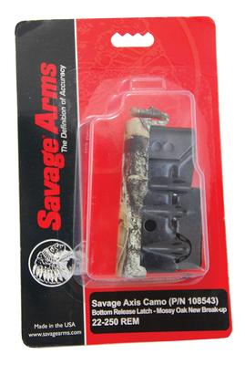 Magazine For Savage Axis .22-250 Remington Mossy Oak New Break-Up Camouflage 3 Round