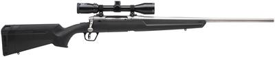 Axis II XP 7mm-08 Remington 22 Inch Stainless Steel Barrel Matte Finish Banner 3-9x40mm Riflescope Black Synthetic Stock 4 Round