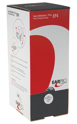 EP4 Sonic Defenders Plus Earplugs Large Clear 25 Pair