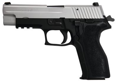 P226 9mm 4.4 Inch Barrel Siglite Night Sights Two-Tone Finish E2 Grips 10 Round - MA Compliant