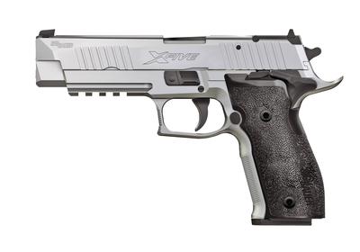 XFive Entry .40 S&W 5 Inch Barrel Natural Stainless Steel Finish Fixed Rear Sight Black Polymer Grip 12 Round