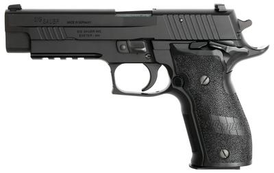 P226 X-Five Tactical 9mm 5 Inch Barrel Siglite Night Sights Black Nitron Finish Black Polymer Grips 15 Round