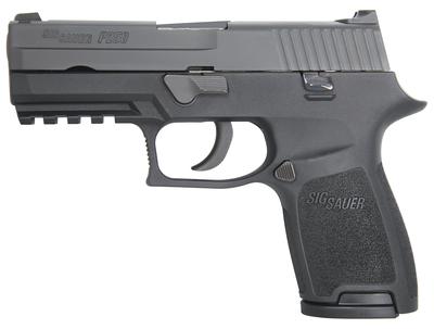 P250 Compact .357SIG 3.9 Inch Barrel Siglite Night Sights Black Nitron Slide Finish 9 Round - MA Compliant