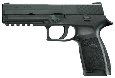 P250 Full Size 9mm 4.7 Inch Barrel Contrast Sights Black Nitron Slide Finish 17 Round