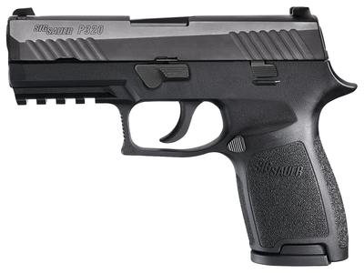 P320 Compact Striker .40 S&W 3.9 Inch Barrel Siglite Night Sights Black Nitron Slide Finish 13 Round