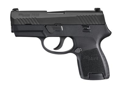 P320 Sub Compact Striker .40 S&W 3.6 Inch Barrel Contrast Sights Black Nitron Slide Finish 10 Round