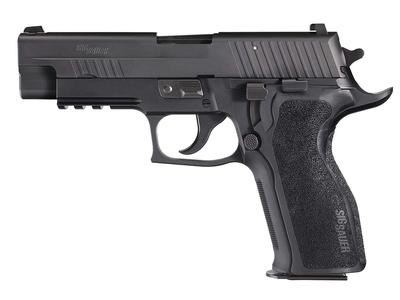 P226 Enhanced Elite .357SIG 4.4 Inch Barrel Siglite Night Sights Black Nitron Slide Finish E2 Grips 12 Round