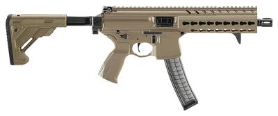 MPX SBR 9mm 8 Inch Barrel KeyMod Handguard Collapsible/Folding Stock Flat Dark Earth Finish 30 Round - All NFA Rules Apply