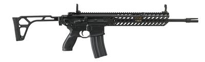 MCX Patrol 5.56mm NATO 16 Inch Barrel Aluminum KeyMod Handguard Flip-Up Sights Thin Folding Stock Black Finish 30 Round
