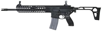 MCX Patrol .300 AAC Blackout 16 Inch Barrel Aluminum KeyMod Handguard Flip-Up Sights Thin Folding Stock Black Finish 30 Round