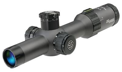 Tango 4 Riflescope 1-4x24mm First Focal Plane Illuminated Horseshoe Dot .300BLK Reticle Graphite Finish 30mm Tube