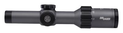 Tango 6 Riflescope With LevelPlex 1-6x24mm First Focal Plane Side Focus Illuminated Horseshoe .300BLK Reticle Graphite Finish 30mm Tube