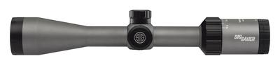 Whiskey 3 Hunting Riflescope 4-12x40mm Second Focal Plane Illuminated Quadplex Reticle Graphite Finish One Inch Tube