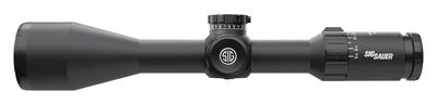 Whiskey 5 Riflescope With LevelPlex 2.4-12x56mm Second Focal Plane Illuminated Hellfire Triplex Reticle Black Finish 30mm Tube