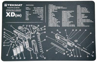 Blueprint Gun Cleaning Mat 11x17 Inches For Springfield XDM