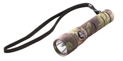 Buckmasters PackMate Flashlight 125 Lumens With Two Lithium Batteries Green Camouflage
