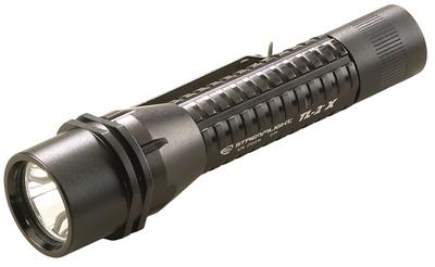 TL-2 X Tactical Flashlight With Strobe 200 Lumens CR123A Batteries Black Clampacked
