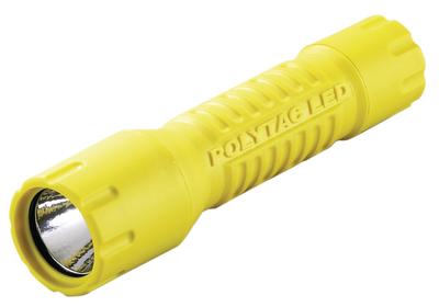 PolyTac Tactical Compact Flashlight LED 275 Lumens Yellow