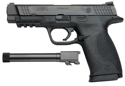 M&P45 Threaded Barrel Kit .45 ACP 4.5 Inch Barrel Black Melonite Finish 10 Round With Extra Threaded Barrel