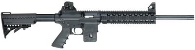 Performance Center M&P 15-22 .22 Long Rifle 18 Inch Heavy Fluted Barrel Vltor Fixed Stock Quad Rail Handguard 10 Round Detachable Magazine