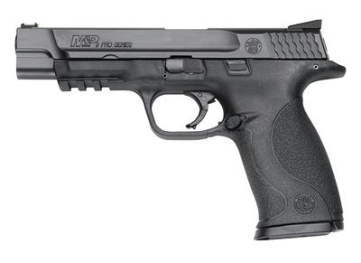 M&P 9 Pro 9mm 5 Inch Barrel Black Melonite Finish Fiber Optic Sights 10 Round