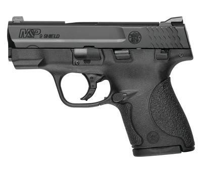 M&P Shield 9mm 3.1 Inch Barrel Black Melonite Finish Polymer Frame One 7 Round and One 8 Round Magazine 10.5 Pound Trigger Pull MA Compliant