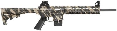 M&P 15-22 .22 Long Rifle 16 Inch Barrel Adjustable Sights Fixed Stock Black and Tan 10 Round State Compliant