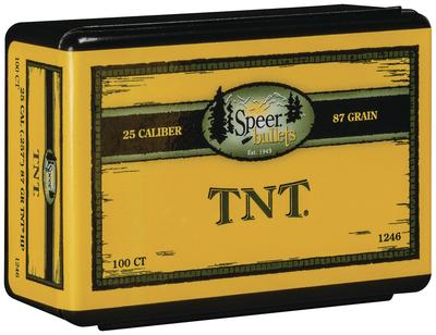 TNT Bullet .224 Diameter 55 Grain Hollow Point