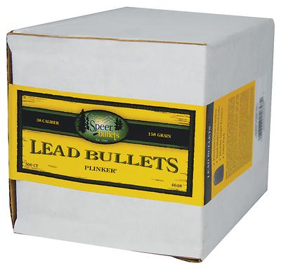 Lead Bullets .358 Diameter 158 Grain Lead Round Nose 500 Pack