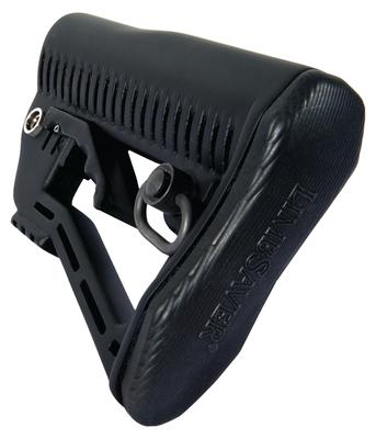 Tac-10 AR-15/M4 Adjustable Stock With Limbsaver Recoil Pad Black