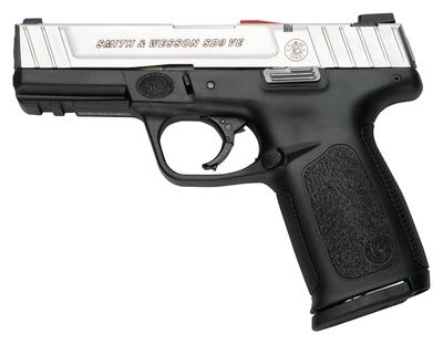 Model SD9 VE 9mm 4 Inch Barrel Two-Tone Finish Hi-Viz Fiber Optic Sights Self Defense Trigger Magazine Safety 10 Round - CA Compliant
