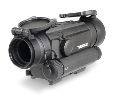Tru-Tec Red Dot Sight With Green Laser 30mm 2 MOA Reticle Black