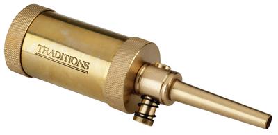 Field Flask With Valve Solid Brass