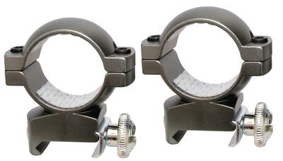 1 Inch Aluminum Scope Ring High Matte Silver