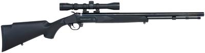 Buckstalker Accelerator Break-Open Muzzleloader .50 Caliber 24 Inch Barrel Blue Finish 3-9x40mm Duplex Scope Black Stock