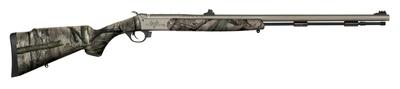 Pursuit G4 Ultralight .50 Caliber 26 Inch Tapered Fluted Barrel CeraKote Finish Williams Metal Fiber Optic Sights Mossy Oak New Treestand Soft Touch Stock