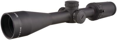AccuPower 3-9x40mm Illuminated Green Mil-Square Crosshair Reticle 1 Inch Tube Diameter Matte Black